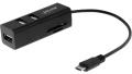 Card Reader und Hub mit 3x USB 2.0 Ports InLine, OTG