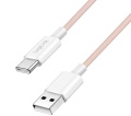 USB-Kabel 2.0 A-Stecker an C-Stecker Rosa, 60W, 480 MBit/s