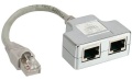 ISDN-Verbinder 2*RJ45 mit kurzem Kabel