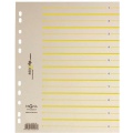 Trennblätter A4 für Ordner Taben 0-9 100er Pack Pagna gelb