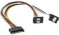 Stromversorgungs-Adapter SATA Y-Kabel B-2xS