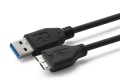 USB-Kabel 3.0 A-Stecker an Micro B-Stecker 0.5m Schwarz