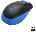 Maus Logitech Mouse M190 Blau schnurlos