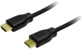 HDMI-Kabel 10m 4K/30 Hz, mit Ethernet, S-S Schwarz Logilink