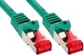 TP-Kabel  0.25m grün Kategorie 6 S-FTP/PiMf-Schirmung