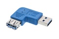 USB-Adapter 3.0 A-Stecker auf A-Buchse, 90° links gewinkelt