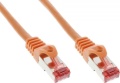TP-Kabel  3m orange Kategorie 6 S-FTP/PiMf-Schirmung