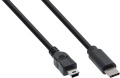 USB-Kabel 2.0 C-Stecker an Mini-B Stecker (5pol.) 2m