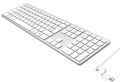 Tastatur Conceptronic Silber Slim USB, hochwertig, verkabelt