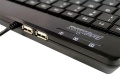Tastatur PERIXX Periboard-505H Plus DE Mini schwarz USB