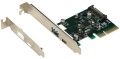 PCIe USB 3.1 Gen.2 Schnittstellen 1xC-Buchse, 1xA-Buchse