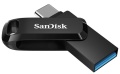 USB-Stick (USB 3.2 Gen 1) 128 GB USB-A und C SanDisk Schwarz