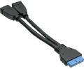 USB-Adapter 3.0 Adapterkabel 2x Buchse A