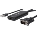 VGA Konverter zu HDMI Manhatten 1m Schwarz