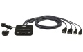 Tastatur-Maus-Monitor-Switch 2:1 KVM USB+HDMI ATEN