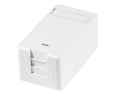 Leergeh&auml;use f&uuml;r 1 Keystone Modul, Aufputz, Wei&szlig; Logilink