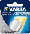 Batterie Lithium 3V  Cr2025 Varta (** einzeln