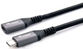 USB-Kabel 3.2 C-Stecker an C-Buchse 1m Verlängerung Equip