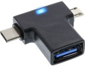 USB-Adapter 3.1 OTG C-Stecker und Micro-USB an A-Buchse