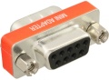 Mini Gender Changer 9polig Stecker-Buchse NULL-MODEM-ADAPTER