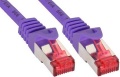 TP-Kabel  0.3m lila Kategorie 6 S-FTP/PiMf-Schirmung