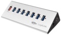 USB-Hub (USB 3.0) A-Stecker an 7+1x A-Stecker aktiv Logilink