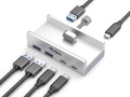 USB-Hub (USB 3.2)  4 Ports (2x A-, 2x C-Buchsen) zum Klemmen