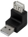 USB-Adapter 2.0 A-A Stecker-Buchse gewinkelt 270 Grad