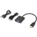 HDMI-Adapter zu VGA + Audio, 0,23m lang, Value