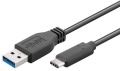 Kabel USB 3.0 0,5m A-Stecker an C-Stecker