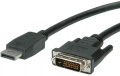 Monitor-Kabel DP an DVI-I S-S 2m