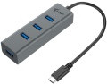 USB-Hub (USB 3.1)   4 Ports mit C-Stecker METAL I-TEC