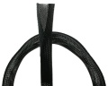 Kabelschlauch mit Klettverschluß Ø 32mm, 1.8m, Schwarz