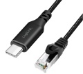 USB-Kabel C-Stecker an LAN-Stecker 1m