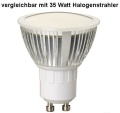 LED Strahler GU10 4,5 W warmweiss 390 Lumen 3000K