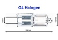 Halogen Lampe G4 35 Watt 12V Warmwei&szlig; EINZELN