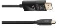 USB-Kabel C an Displayport 4K 60 Hz mit HDR 1m, Lindy