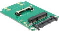 Adapter/Converter Micro SATA 16pin auf mSATA half size