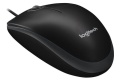 Maus Logitech B100 optical Mouse Schwarz kabelgebunden