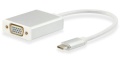 USB-Adapter C an VGA Buchse, Weiß