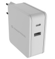 Ladegerät USB C und A Ladeadapter 60W Conceptronics Weiß