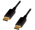 Monitor-Kabel DP-DP 3.0m S-S 4K/60 Hz Schwarz