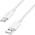 USB-Kabel 2.0 A-Stecker an C-Stecker Wei&szlig;, 60W, 480 MBit/s