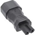 Adapter Kaltgeräte Stecker C14 zu Kaltgeräte 2polig (8-Form)