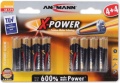Batterie AA/R6/Mignon Ansmann Alkalie 8er Pack X-Power (**
