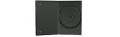 DVD Minibox 12,5cm x 9cm groß schwarz (einzeln)