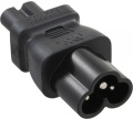 Adapter Euro8 Stecker auf Notebook C6 Buchse