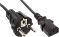 Kaltgeräte-Kabel ca. 3m Stecker gerade & vergossen