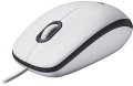 Maus Logitech Mouse M100 weiß USB