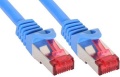 TP-Kabel  0.25m blau Kategorie 6 S-FTP/PiMf-Schirmung